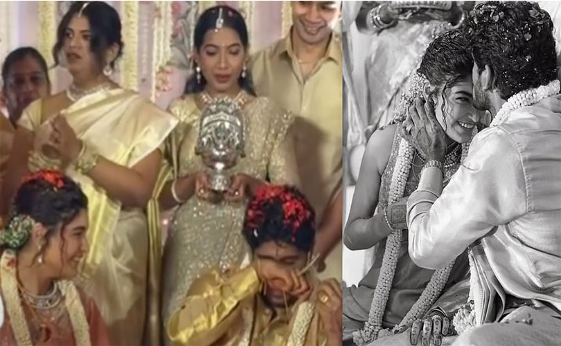 താലി കയ്യിലെടുത്ത് കരഞ്ഞ് വരൻ; അവന്തികയുടെ വിവാഹദൃശ്യങ്ങൾ വൈറൽ