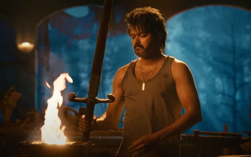 ലിയോ'ക്കായി 1000 നർത്തകർക്കൊപ്പം നൃത്തം ചെയ്ത് വിജയ്