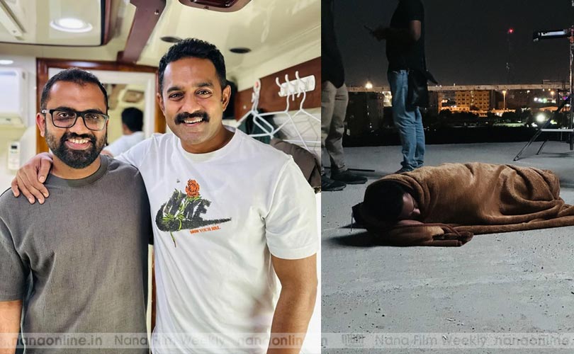 രാത്രി രണ്ട് മണി, റാസല്‍ഖൈമയിലെ കൊടും തണുപ്പില്‍, നിലത്തു കിടക്കുന്നത് മലയാളത്തിന്റെ പ്രിയ നടന്‍..;